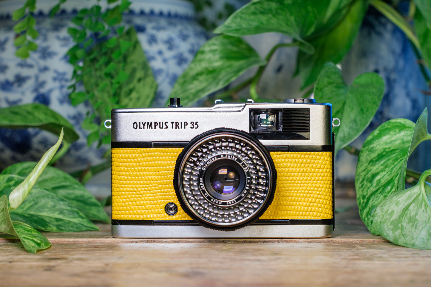 Olympus Trip 35 Vintage 35mm Film Camera - Sunshine Yellow | Tested & Fully Refurbished | 100 Day Guarantee