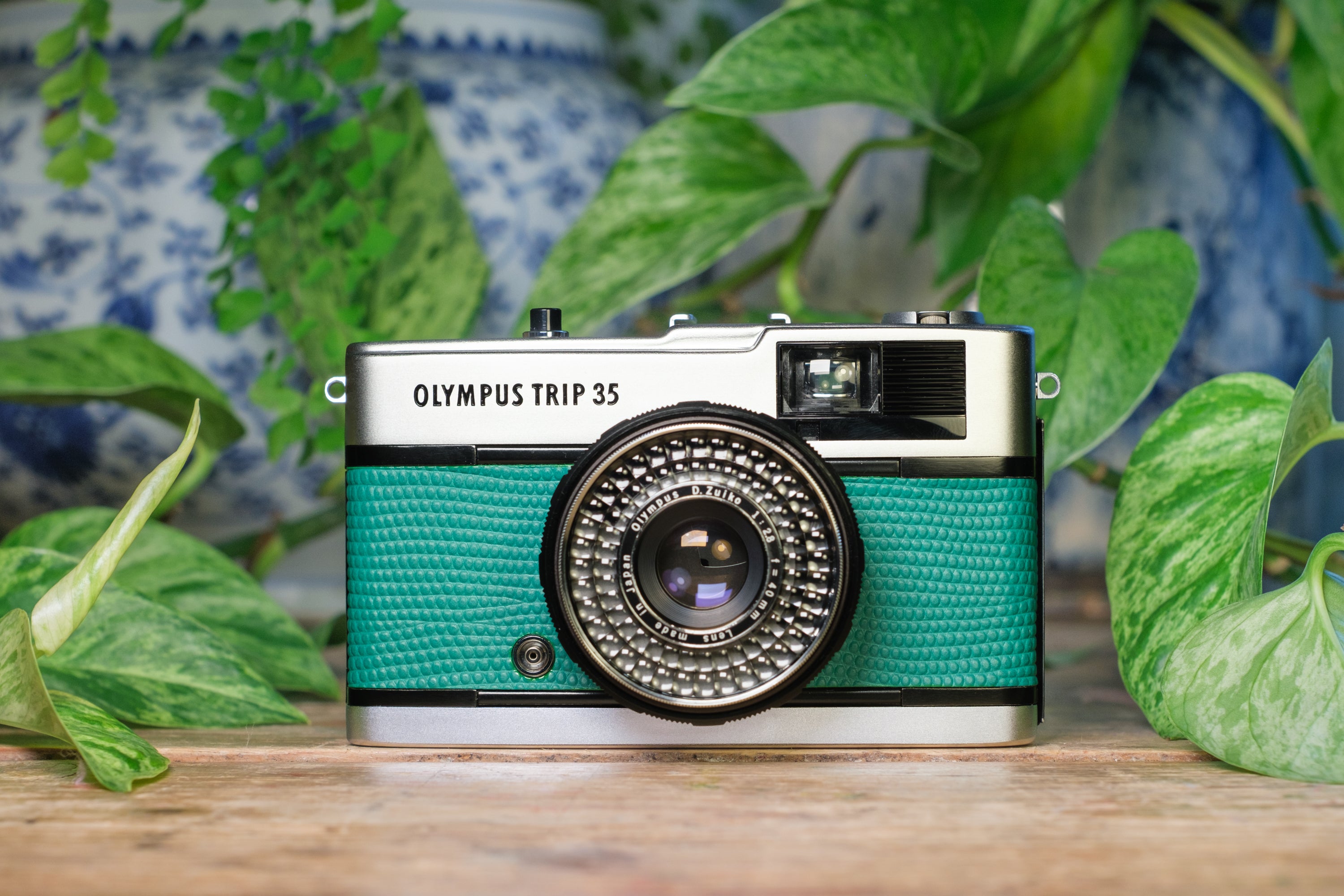 Olympus Trip 35 Vintage 35mm Film Camera - Teal Green | Lovingly Refurbished and Fully Tested