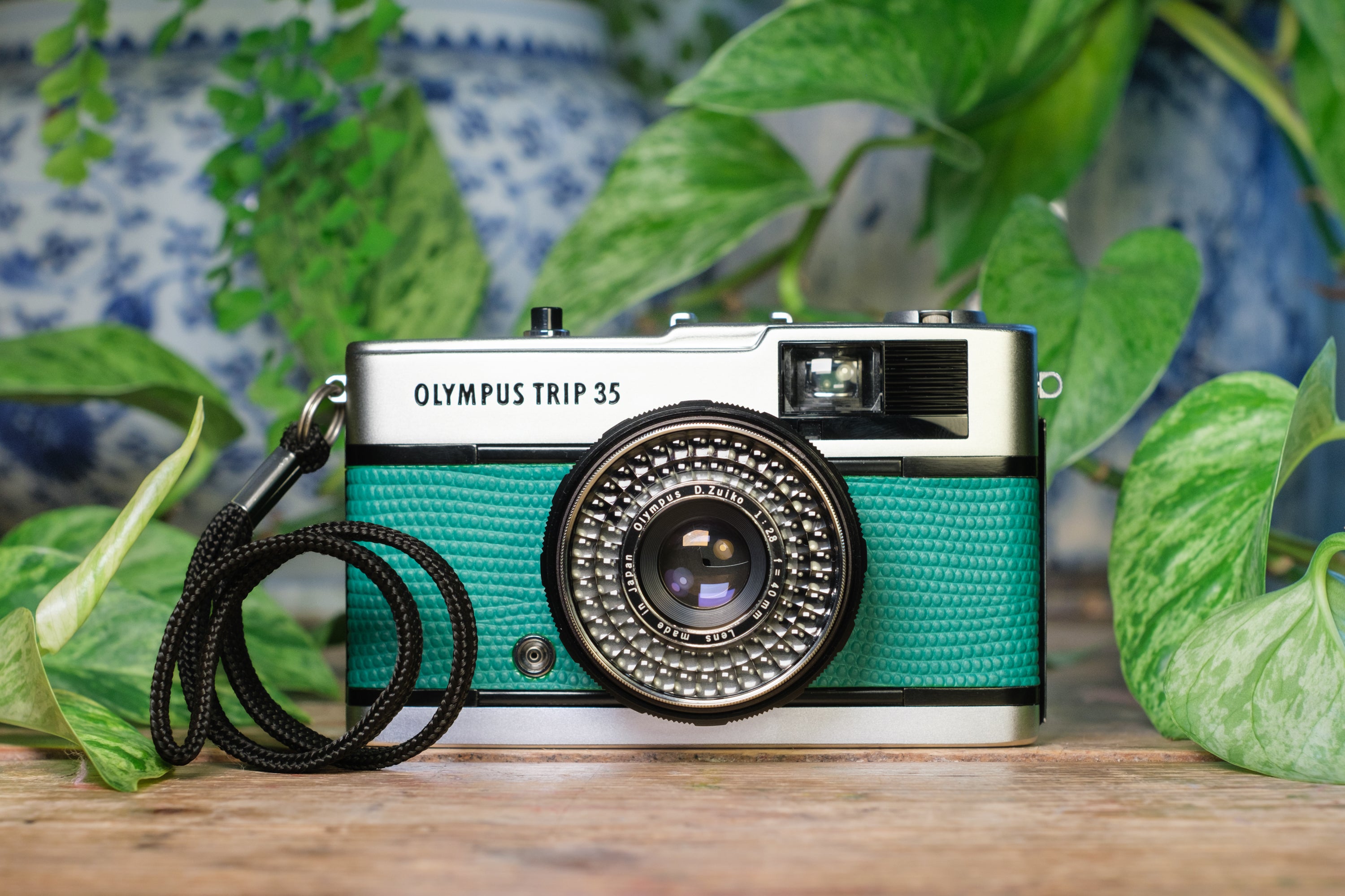 Olympus Trip 35 Vintage 35mm Film Camera - Teal Green | Lovingly Refurbished and Fully Tested