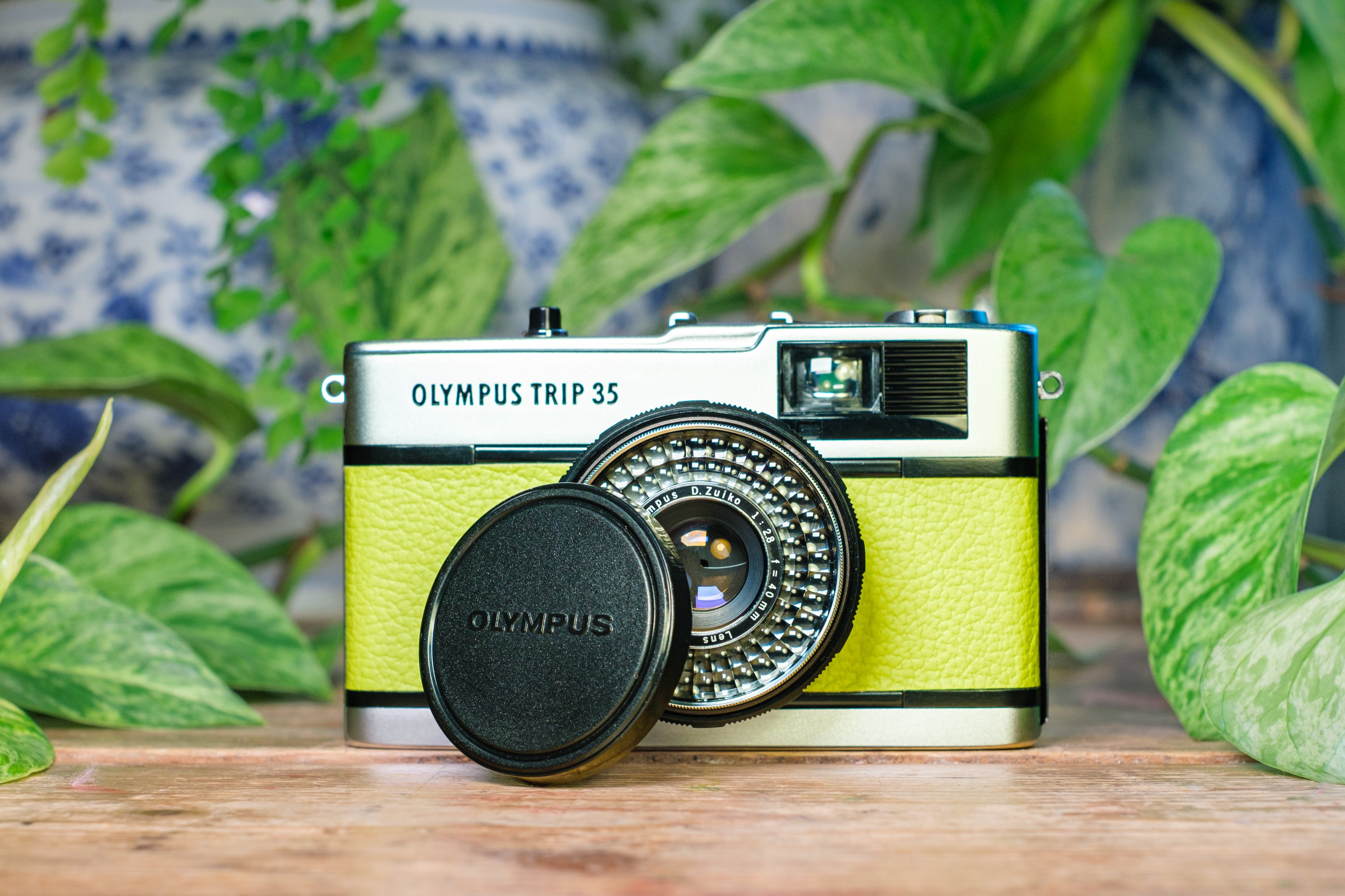 Olympus Trip 35 Vintage 35mm Film Camera - Lime Green | Lovingly Refurbished and Fully Tested