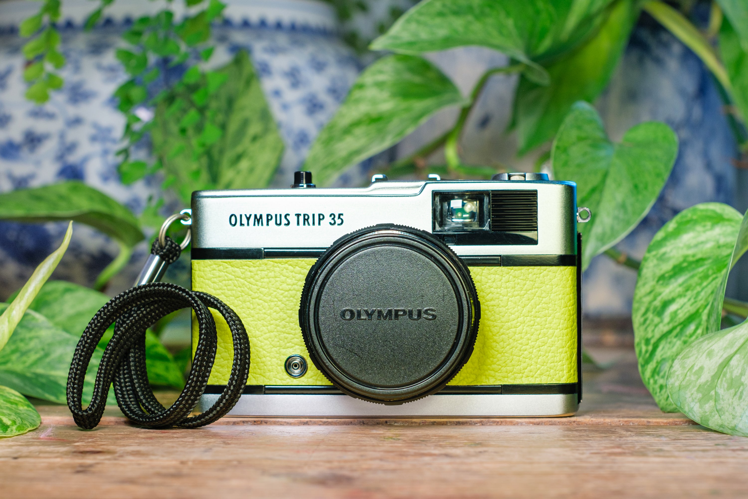 Olympus Trip 35 Vintage 35mm Film Camera - Lime Green | Lovingly Refurbished and Fully Tested