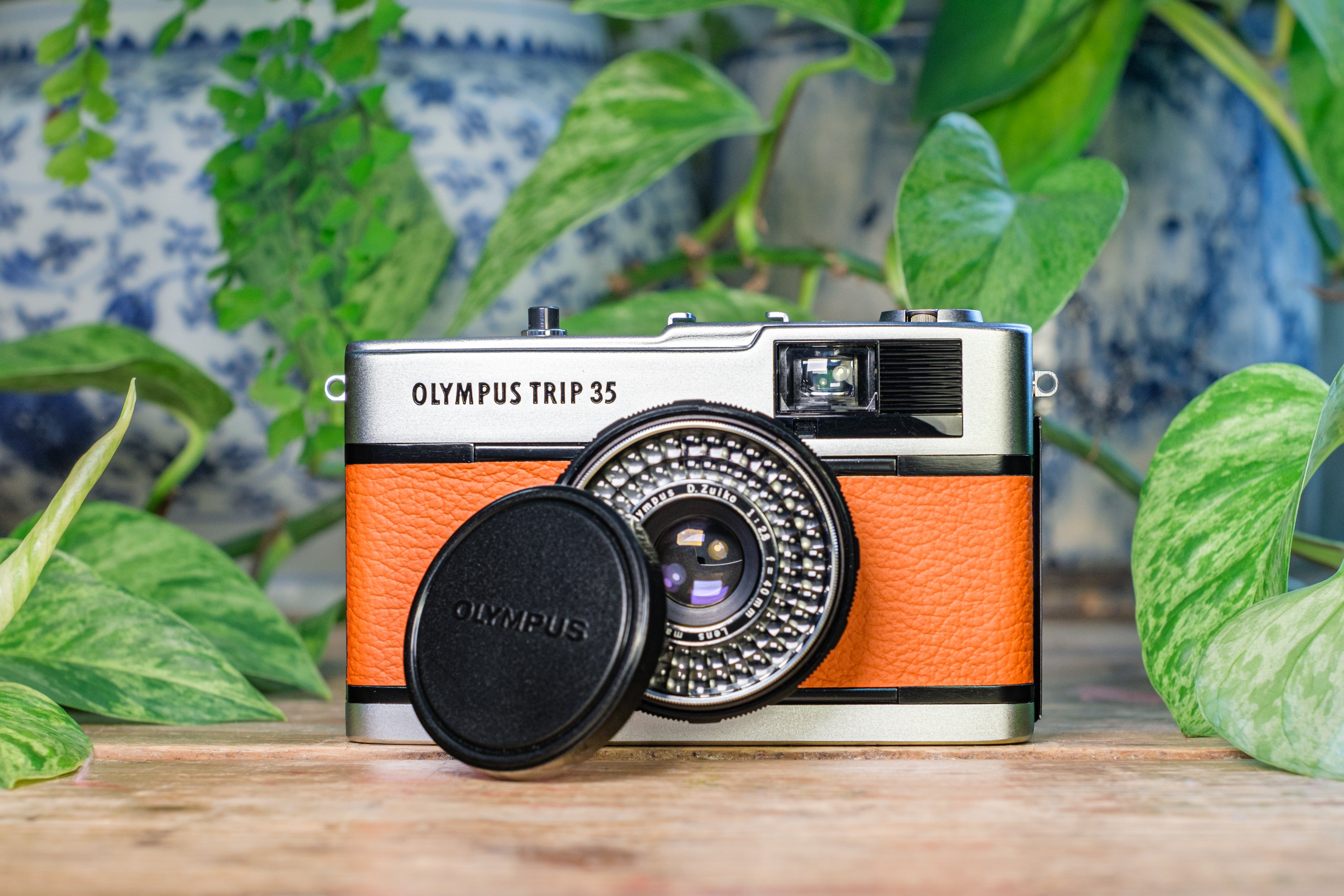 Olympus Trip 35 Vintage 35mm Film Camera - Burnt Orange | Lovingly Refurbished and Fully Tested