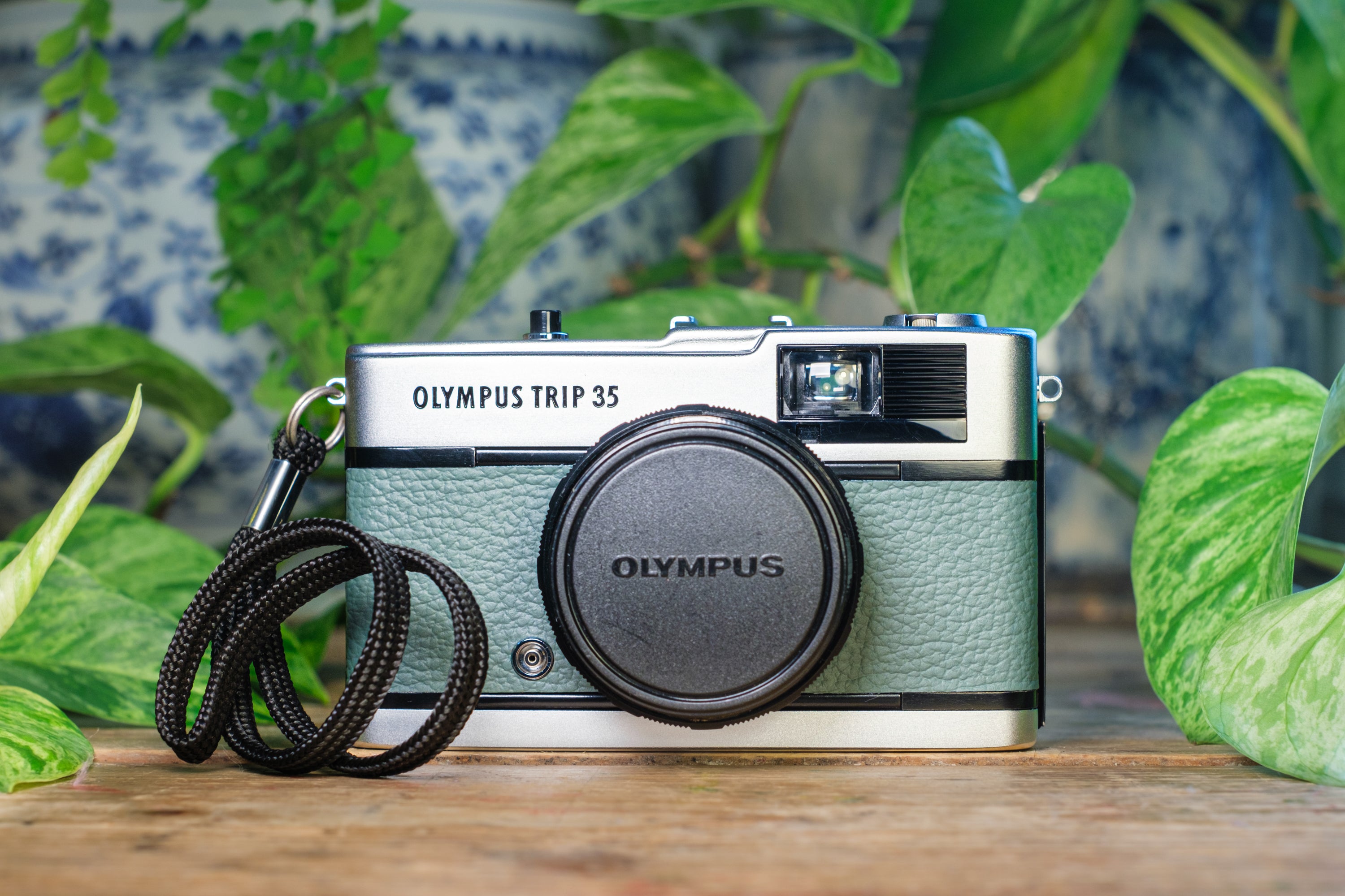 Olympus Trip 35 Vintage 35mm Film Camera - Forest Slate Green | Lovingly Refurbished and Fully Tested