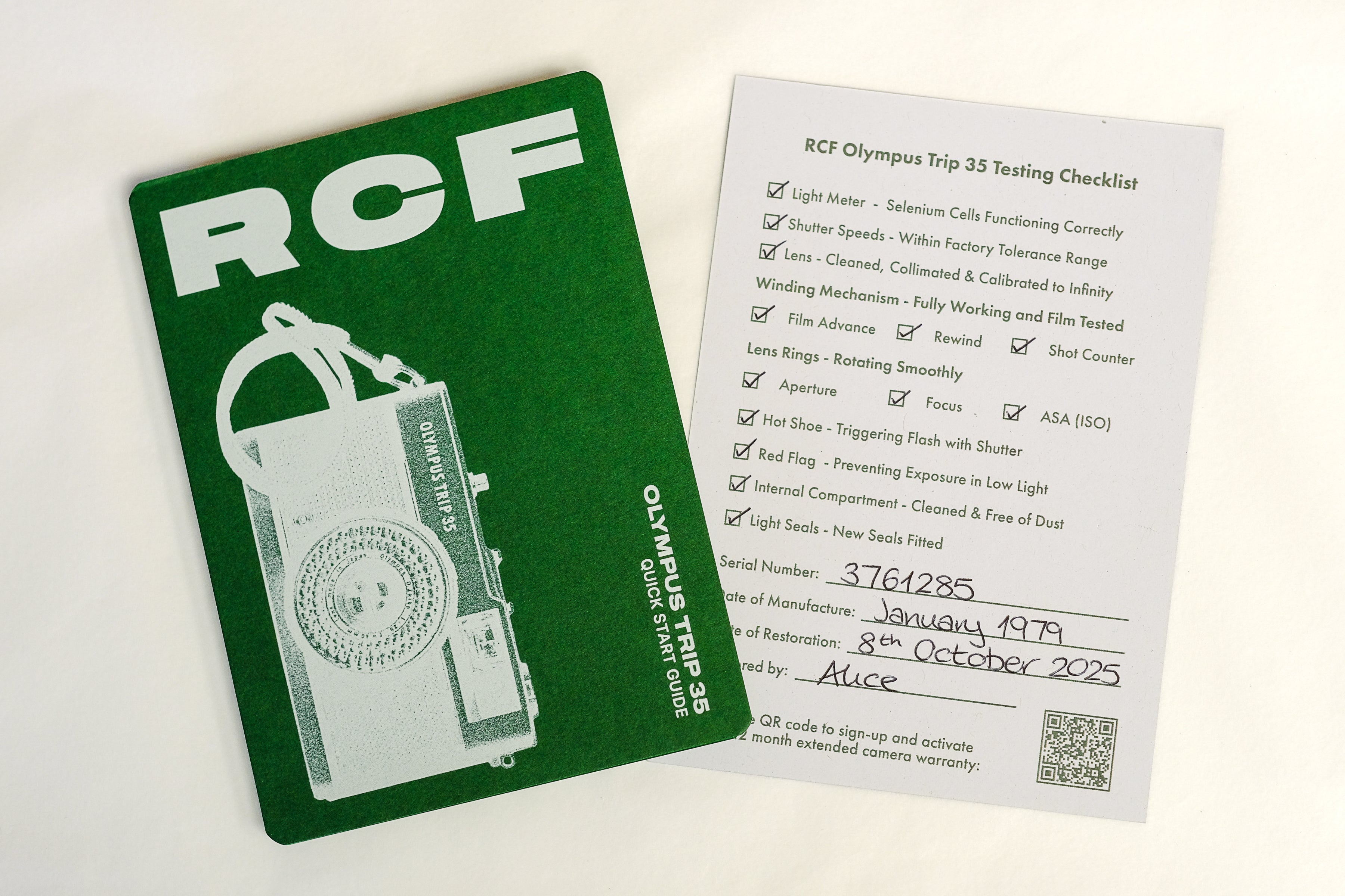 Olympus Trip 35 - Sunshine Yellow | Lovingly Refurbished and Fully Tes